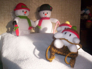 Mr et Mme Frosty et leur enfants les Bouboulettes